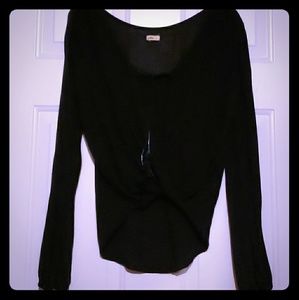 Open Tie Front Shirt